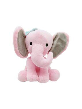 Bedtime Originals Twinkle Toes Pink Elephant Plush 10” Stuffed